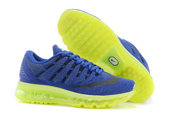 Mens Nike Air Max 2016 Shoes Yellow Blue